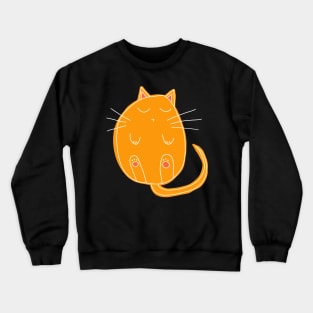 sleeping cat Crewneck Sweatshirt